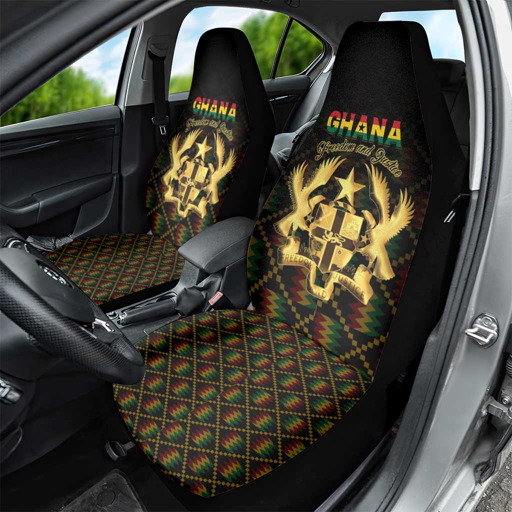 Ghana Gold Emblem Car Seat Cover The Heart of Gold of Africa - African Pride
