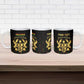Personalized Ghana Kente Pattern Ceramic Mug The Heart of Gold of Africa
