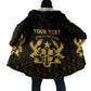 Personalized Ghana Kente Pattern Cloak The Heart of Gold of Africa