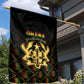Ghana Gold Emblem Garden Flag The Heart of Gold of Africa - African Pride