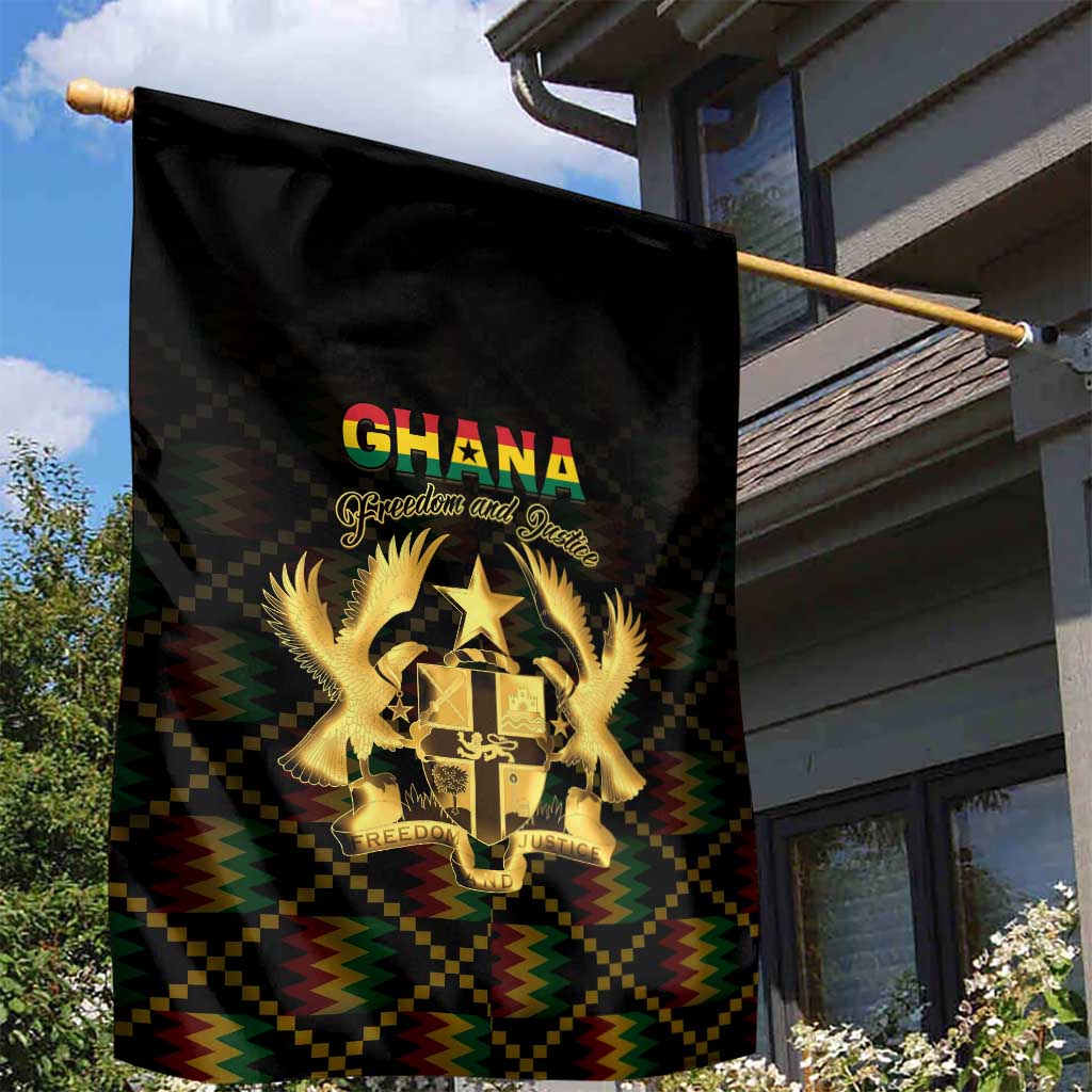 Ghana Gold Emblem Garden Flag The Heart of Gold of Africa - African Pride