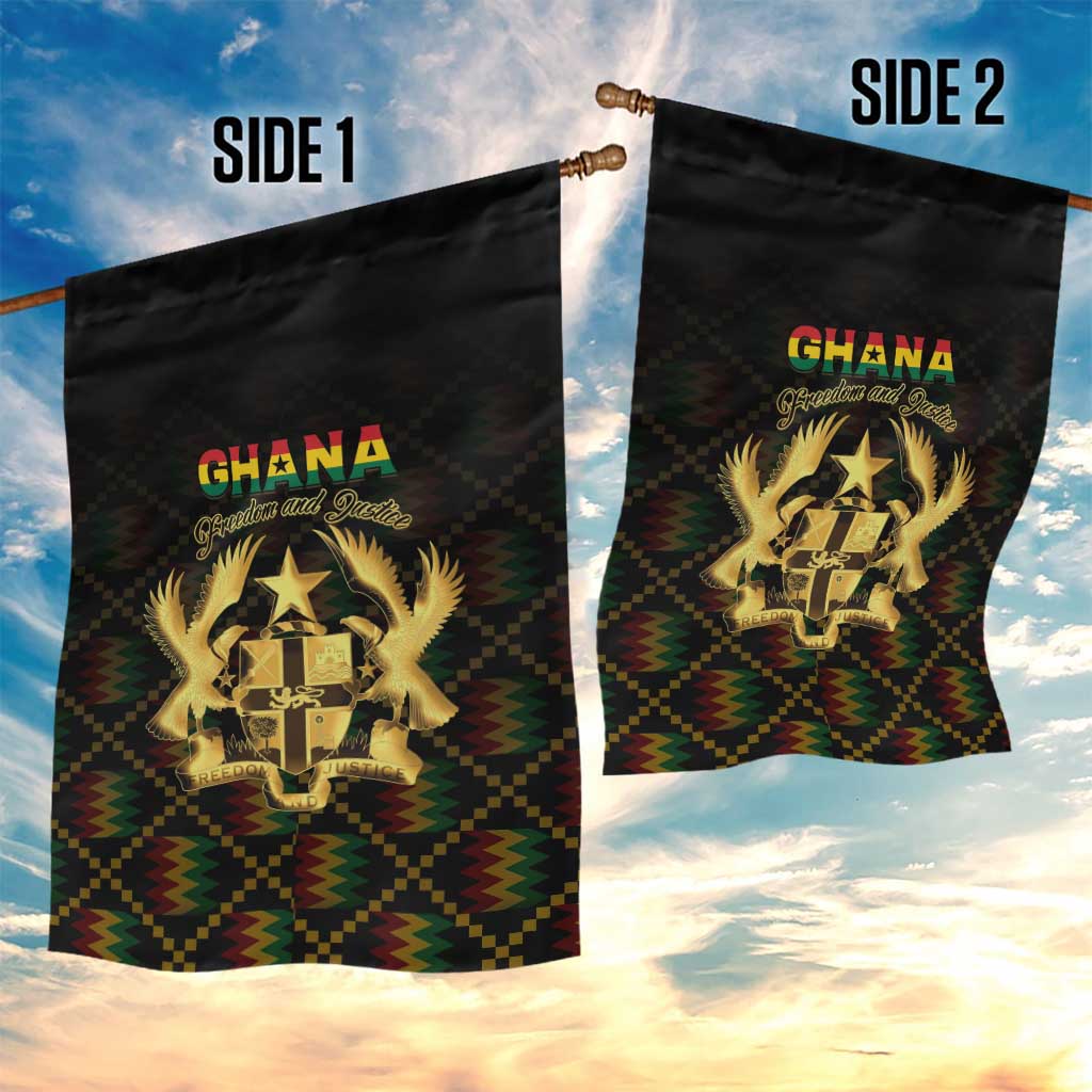 Ghana Gold Emblem Garden Flag The Heart of Gold of Africa - African Pride