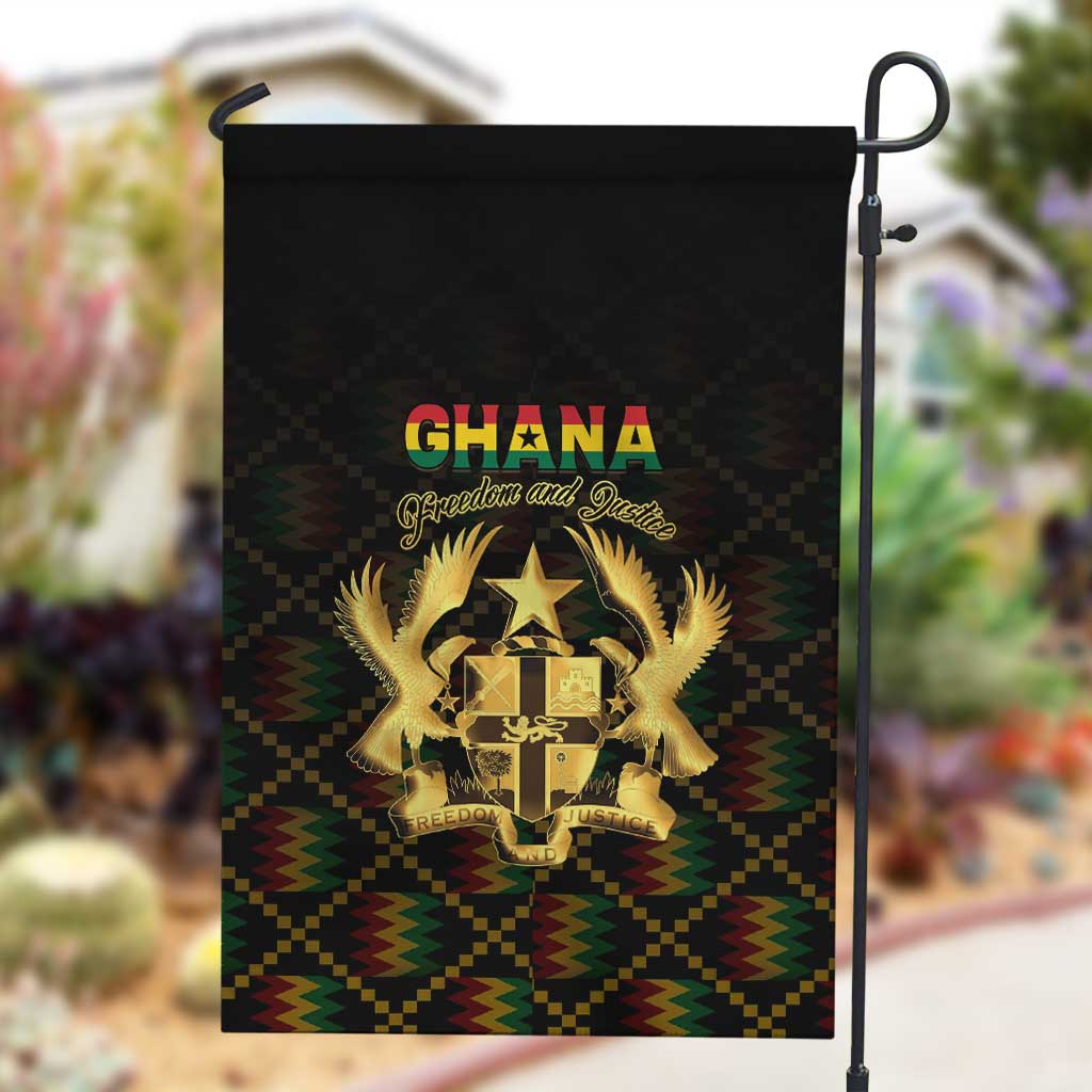 Ghana Gold Emblem Garden Flag The Heart of Gold of Africa - African Pride