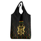 Ghana Gold Emblem Grocery Bag The Heart of Gold of Africa - African Pride
