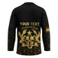 Personalized Ghana Kente Pattern Hockey Jersey The Heart of Gold of Africa