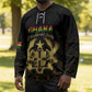 Personalized Ghana Kente Pattern Hockey Jersey The Heart of Gold of Africa