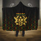 Ghana Gold Emblem Hooded Blanket The Heart of Gold of Africa - African Pride