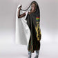 Ghana Gold Emblem Hooded Blanket The Heart of Gold of Africa - African Pride