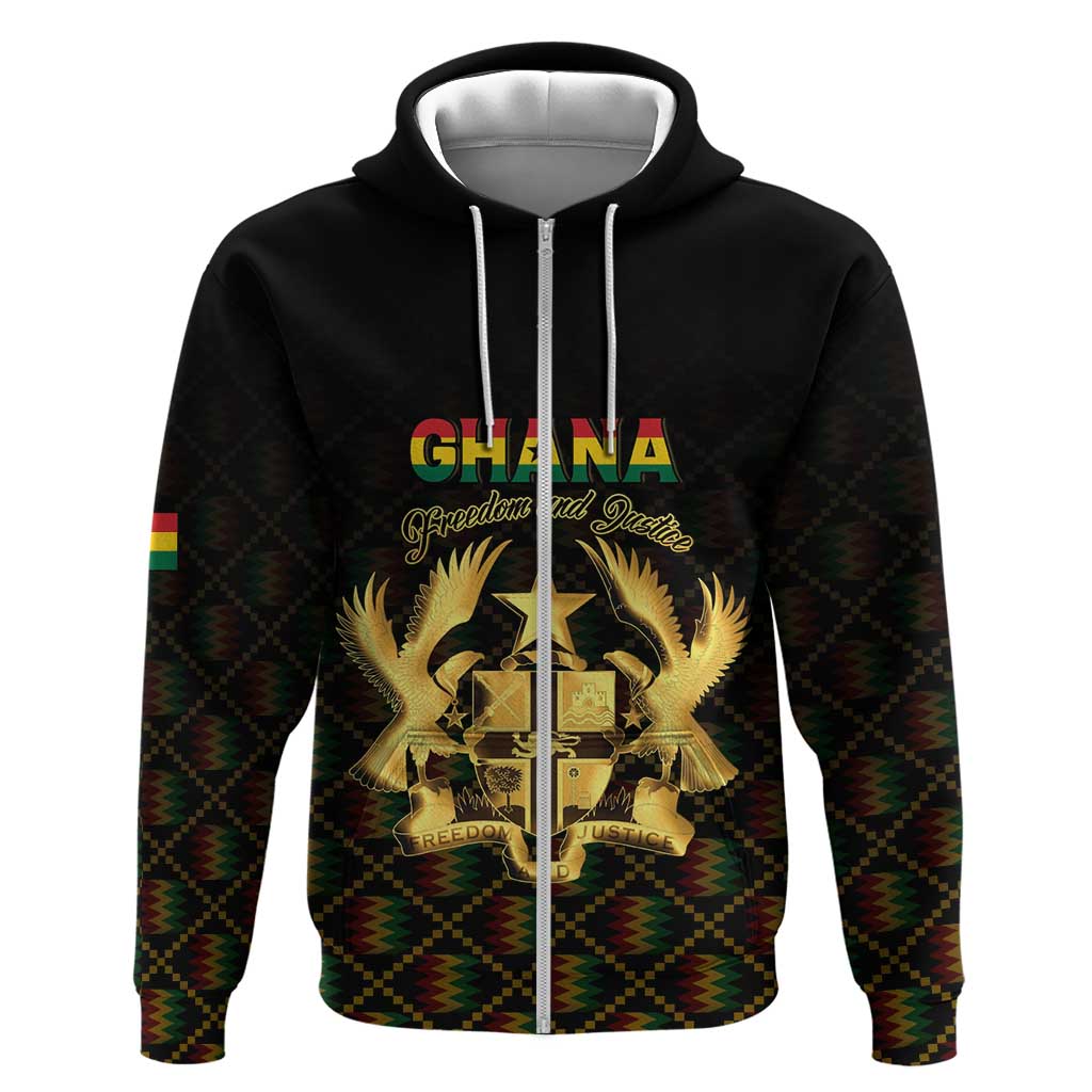 Personalized Ghana Gold Emblem Hoodie The Heart of Gold of Africa - African Pride