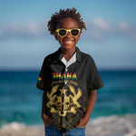 Personalized Ghana Gold Emblem Kid Hawaiian Shirt The Heart of Gold of Africa - African Pride