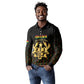 Personalized Ghana Gold Emblem Long Sleeve Polo Shirt The Heart of Gold of Africa - African Pride