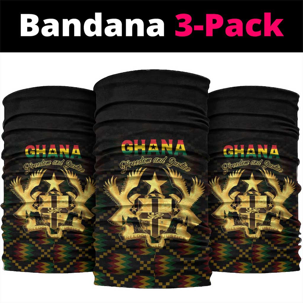 Ghana Gold Emblem Neck Gaiter The Heart of Gold of Africa - African Pride