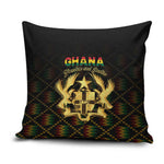 Ghana Kente Pattern Pillow Cover The Heart of Gold of Africa