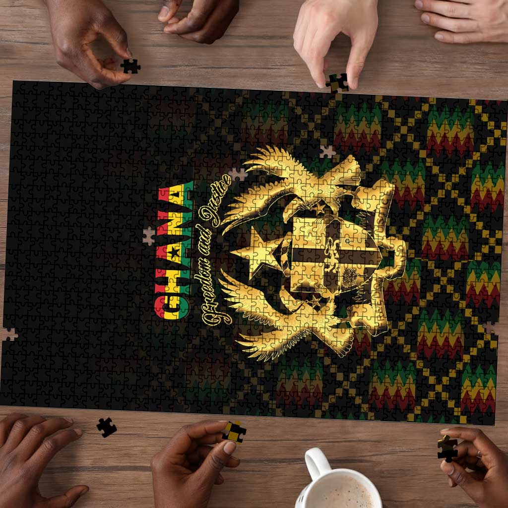Ghana Kente Pattern Puzzle The Heart of Gold of Africa