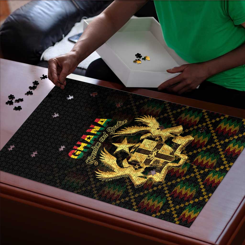 Ghana Kente Pattern Puzzle The Heart of Gold of Africa