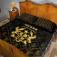 Ghana Gold Emblem Quilt Bed Set The Heart of Gold of Africa - African Pride
