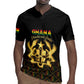 Personalized Ghana Gold Emblem Rugby Jersey The Heart of Gold of Africa - African Pride