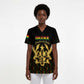 Personalized Ghana Gold Emblem Scrub Top The Heart of Gold of Africa - African Pride