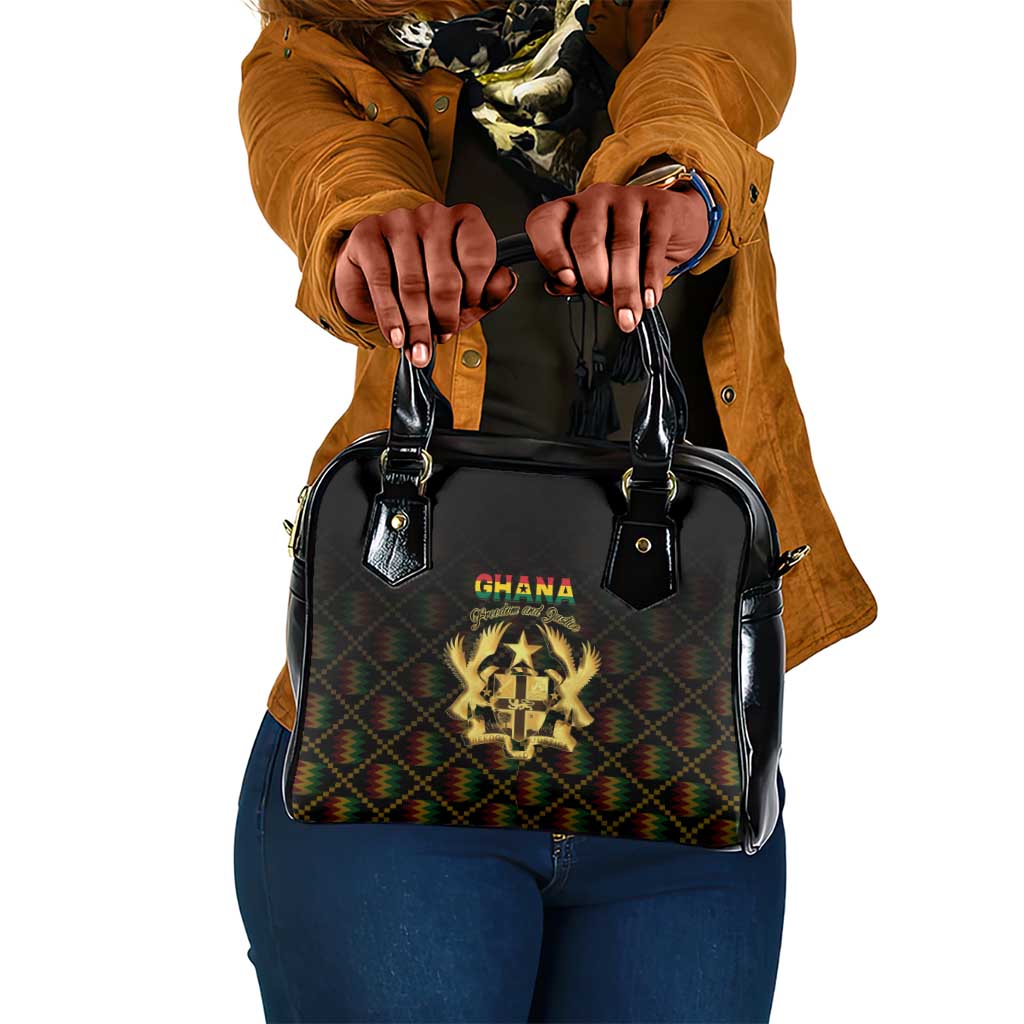 Ghana Gold Emblem Shoulder Handbag The Heart of Gold of Africa - African Pride