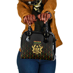 Ghana Gold Emblem Shoulder Handbag The Heart of Gold of Africa - African Pride