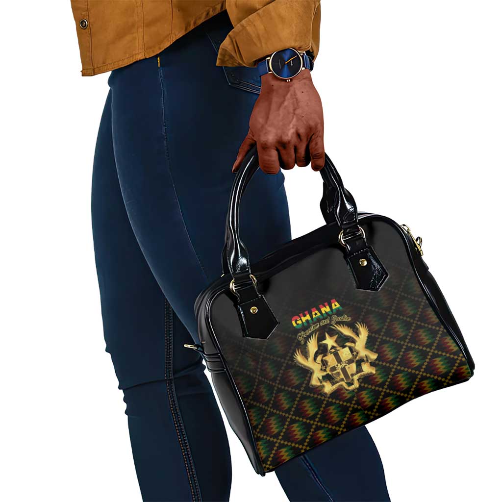 Ghana Gold Emblem Shoulder Handbag The Heart of Gold of Africa - African Pride
