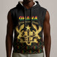 Personalized Ghana Gold Emblem Sleeveless Hoodie The Heart of Gold of Africa - African Pride