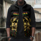 Personalized Ghana Kente Pattern Sleeveless Puffer Jacket The Heart of Gold of Africa