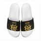 Ghana Kente Pattern Slide Sandals The Heart of Gold of Africa