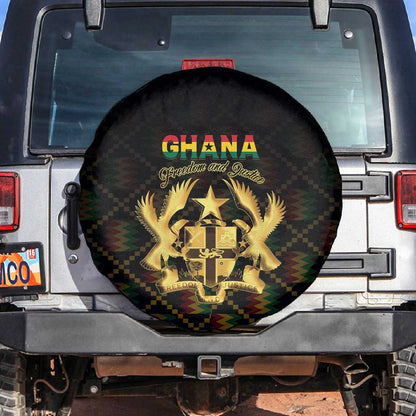 Ghana Gold Emblem Spare Tire Cover The Heart of Gold of Africa - African Pride