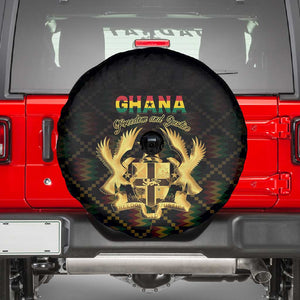 Ghana Gold Emblem Spare Tire Cover The Heart of Gold of Africa - African Pride