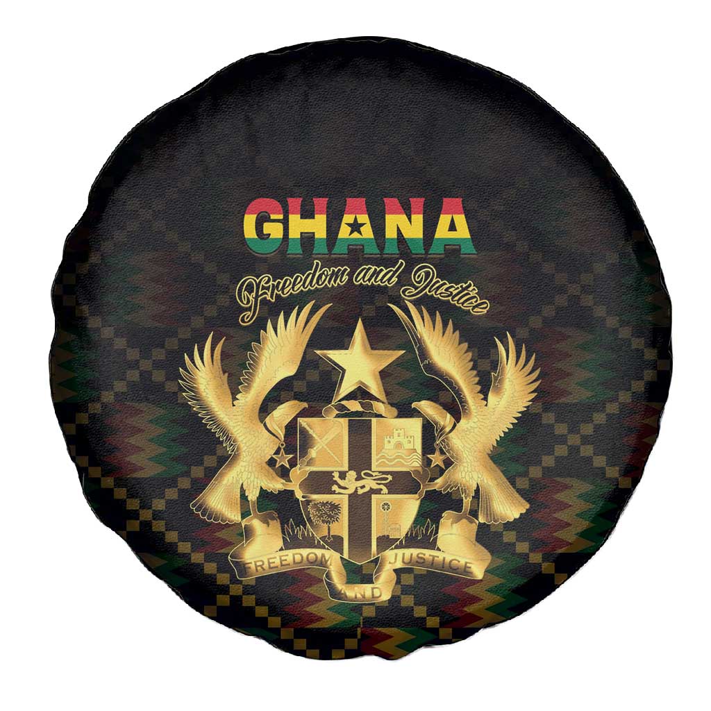 Ghana Gold Emblem Spare Tire Cover The Heart of Gold of Africa - African Pride