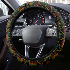 Ghana Gold Emblem Steering Wheel Cover The Heart of Gold of Africa - African Pride