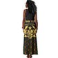 Personalized Ghana Gold Emblem Tank Maxi Dress The Heart of Gold of Africa - African Pride