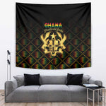 Ghana Gold Emblem Tapestry The Heart of Gold of Africa - African Pride