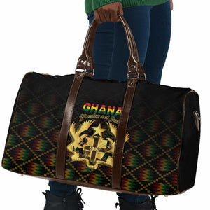 Ghana Kente Pattern Travel Bag The Heart of Gold of Africa