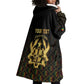 Personalized Ghana Gold Emblem Wearable Blanket Hoodie The Heart of Gold of Africa - African Pride