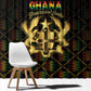 Ghana Gold Emblem Window Curtain The Heart of Gold of Africa - African Pride