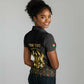 Personalized Ghana Gold Emblem Women Polo Shirt The Heart of Gold of Africa - African Pride