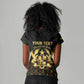 Personalized Ghana Gold Emblem Women V-Neck T-Shirt The Heart of Gold of Africa - African Pride
