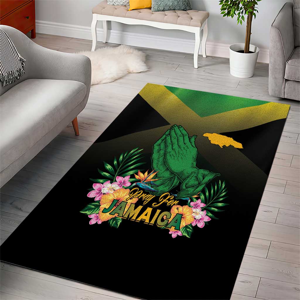 Jamaica Area Rug Stay Strong - Stay Safe - African Pride
