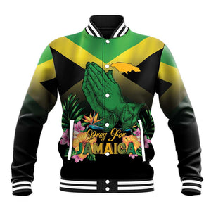 Personalized Jamaica Baseball Jacket Stay Strong - Stay Safe - African Pride