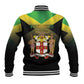 Personalized Jamaica Baseball Jacket Stay Strong - Stay Safe - African Pride
