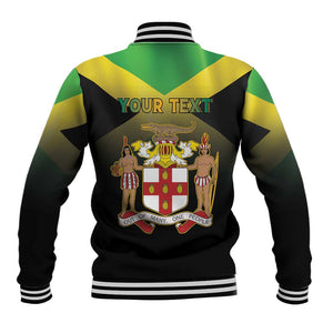 Personalized Jamaica Baseball Jacket Stay Strong - Stay Safe - African Pride