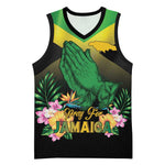 Personalized Jamaica Basketball Jersey Stay Strong - Stay Safe - African Pride