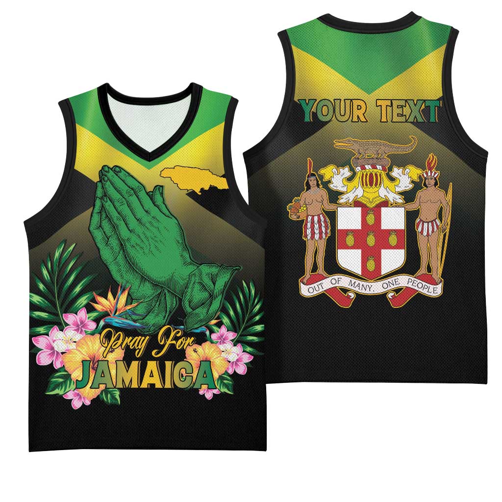 Personalized Jamaica Basketball Jersey Stay Strong - Stay Safe - African Pride
