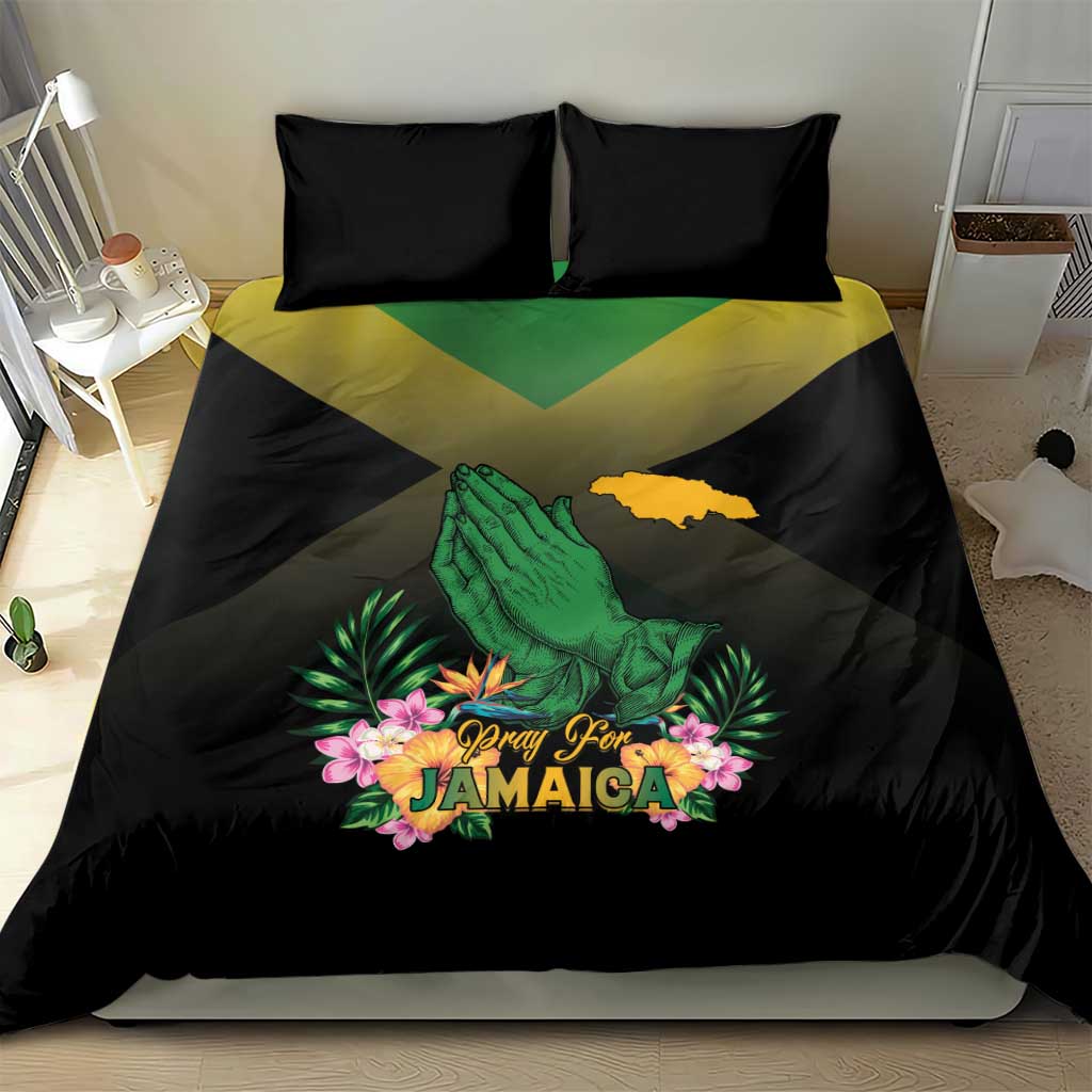 Jamaica Bedding Set Stay Strong - Stay Safe - African Pride