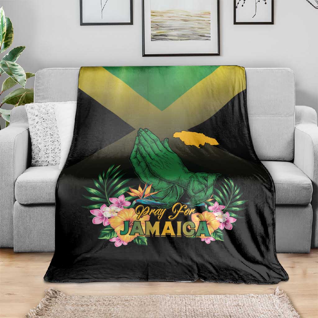 Jamaica Blanket Stay Strong - Stay Safe - African Pride