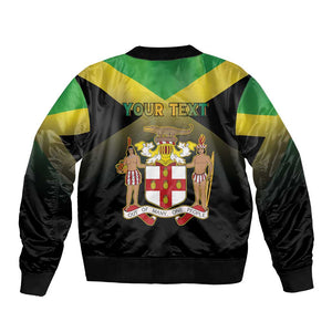 Personalized Jamaica Bomber Jacket Stay Strong - Stay Safe - African Pride