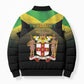 Personalized Pray For Jamaica Bomber Puffer Jacket Jamaica Strong