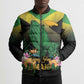 Personalized Pray For Jamaica Bomber Puffer Jacket Jamaica Strong